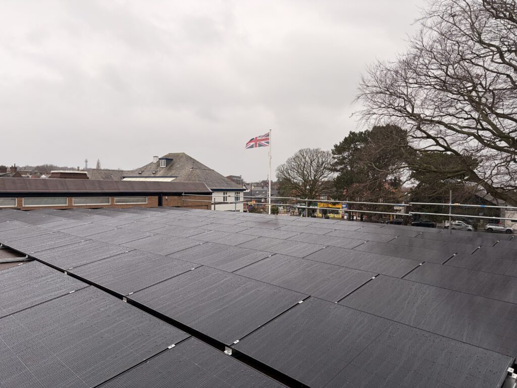 Heswall Hall Solar Panels on Roof